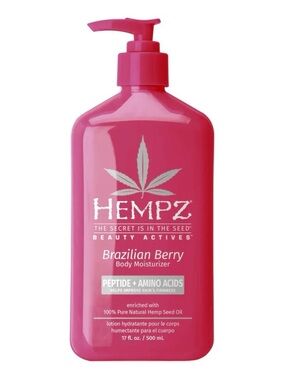 Hempz Beauty Actives Brazilian Berry Firming Body Moisturizer 17oz Sealed